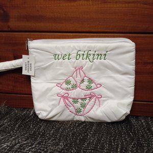 Wet Bikini Storage Pouch with Water Resistant Lining